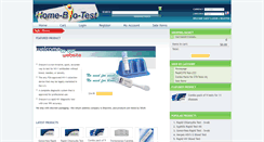 Desktop Screenshot of home-bio-test.com