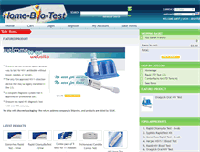 Tablet Screenshot of home-bio-test.com